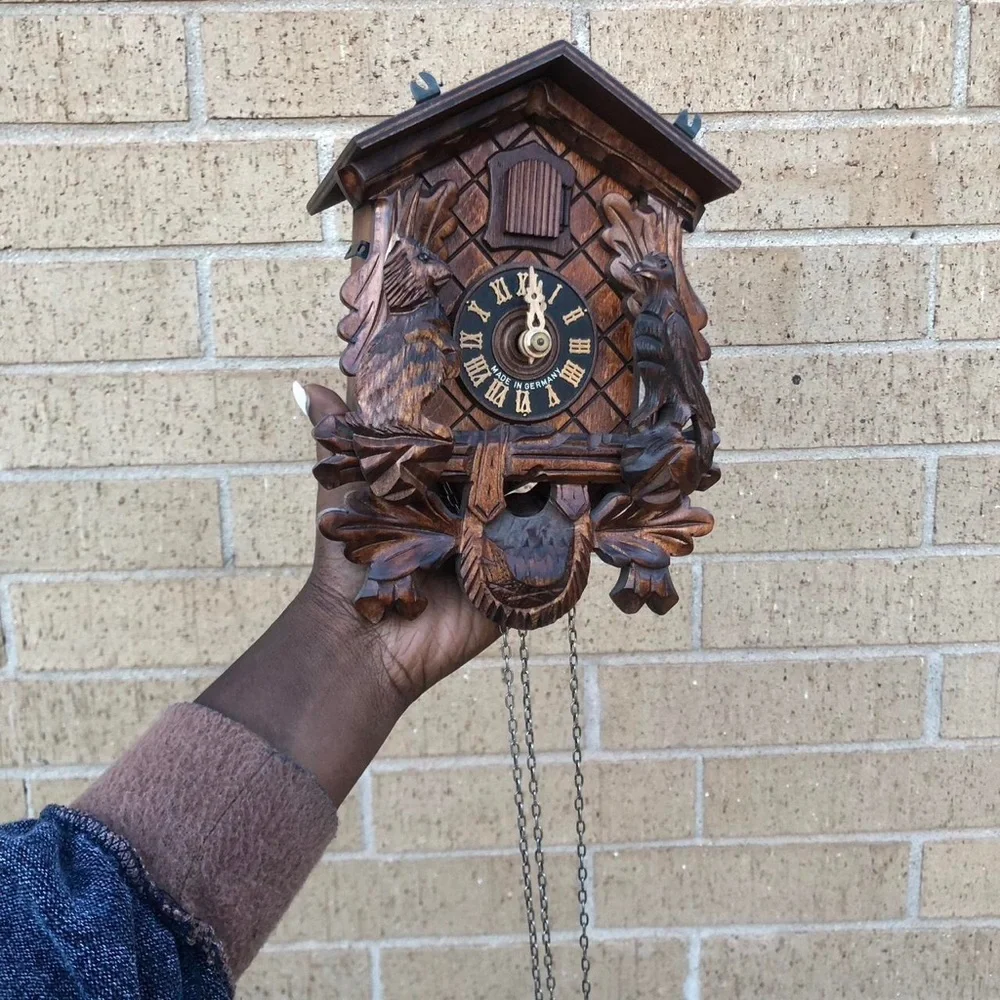 Vintage Black Forest Animated Musical Cuckoo Clock Authenticity Sticker FOR PART